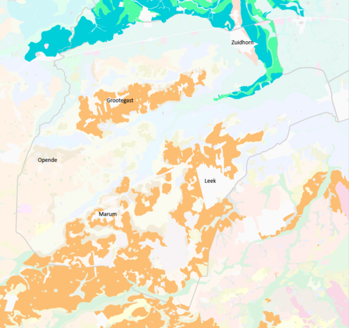 Geomorfologische kaart ZWK (1;80.000) -Garsten en Oude Riet-01-01