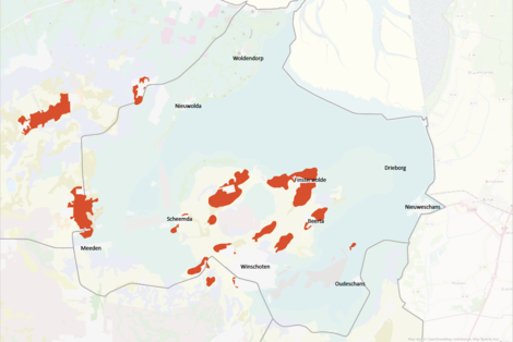 Geomorfologische kaart Oldambt (1;80.000) -Hoogtes-01-01