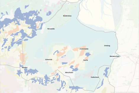 Geomorfologische kaart Oldambt (1;80.000) -Veen-01-01