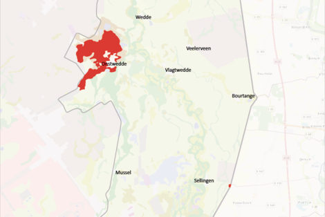 Geomorfologische kaart Westerwolde (1;90.000) -Keileemhoogtes-01-01